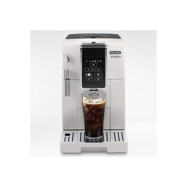 DeLonghi Dinamica Espresso Machine, White ECAM35025W Elegant and