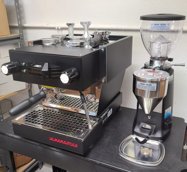 SOLD! La Marzocco Linea Mini + Mazzer Mini E (Pre-Owned), Black - Image 3