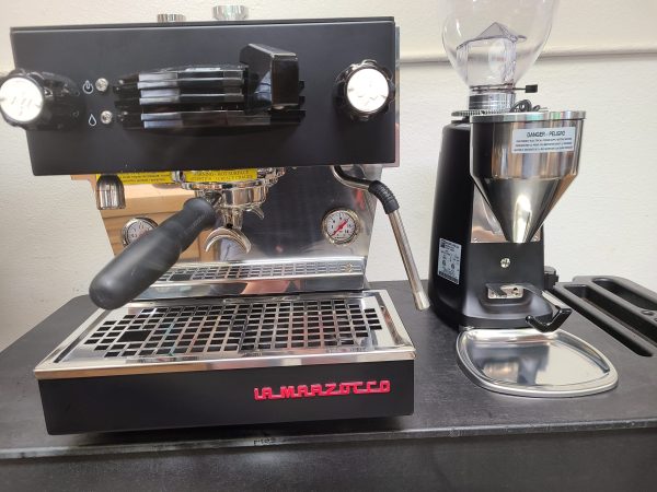 SOLD! La Marzocco Linea Mini + Mazzer Mini E (Pre-Owned), Black - Image 4
