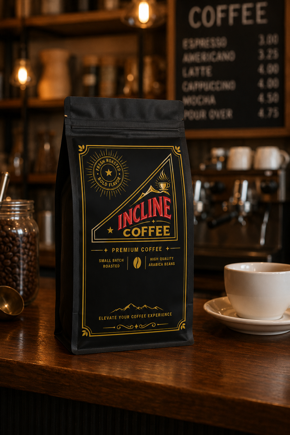 Incline Coffee, ‘Nectar of Justice’ – Medium/Dark Espresso 12oz Bag